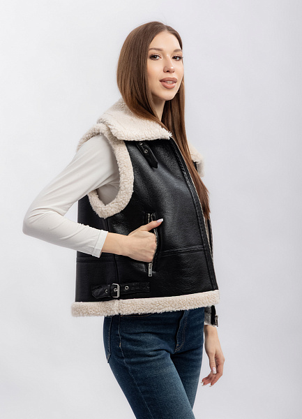 Жилет искусственная кожа Thomas Graf фото № 1 интернет-магазин