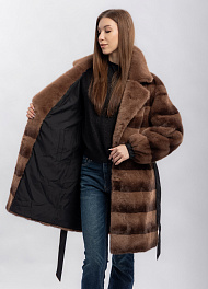 Двусторонняя шуба искусственный мех TY Alyssa фото № 2 цена